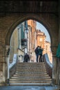 Arched passageway in Venice, Italy