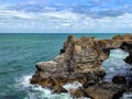 Arched rocks in Tyulenovo , Bulgaria , Eastern Europe Royalty Free Stock Photo