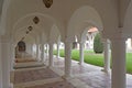 Arched in Sambata de Sus monastery in Transylvania, Romania Royalty Free Stock Photo