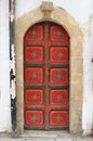 Arched style front door Royalty Free Stock Photo