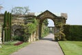 Arched way at the garden of Hever castle in Hever near Edenbridge, Kent, England