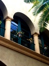 Arched windows in Balboa Park