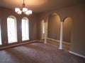 Arched Windows and front hall way Royalty Free Stock Photo