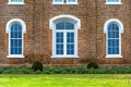 Arched Windows On Old Building Royalty Free Stock Photo