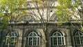 Arched windows of an old European building Royalty Free Stock Photo