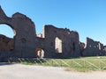 Archeologic site of the baths of caracalla in rome Italy Royalty Free Stock Photo