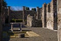 Archeological excavations of Pompeii, Italy Royalty Free Stock Photo