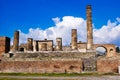 Archeological excavations of Pompeii, Italy Royalty Free Stock Photo