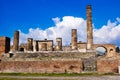 Archeological excavations of Pompeii, Italy Royalty Free Stock Photo