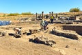 Archeological excavations in the Roman Sisapo City, La Bienvenida, Ciudad Real province, Spain