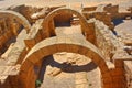 Ruins of the ancient Roman city of Caesarea. Israel Royalty Free Stock Photo