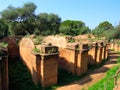 Archeological roman site,Tipasa Royalty Free Stock Photo