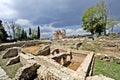 Archeological site around the newly built St Clements Church