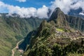 Archeological site of Machu Picchu ,Peru Royalty Free Stock Photo