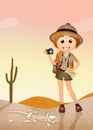 Archeologist girl