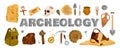 Archeology Ancient Artifacts Set