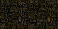 Archeology ancient history. Seamless Pattern Background for your design