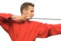 Archer aiming Royalty Free Stock Photo