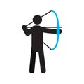 Archer silhouette icon