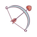 Archer weapon with heart symbol