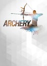 Archery background Royalty Free Stock Photo