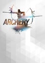 Archery background Royalty Free Stock Photo