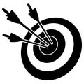 Archery bow and arrow vector