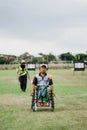 Archery branch training for NPC athletes National Paralympic Committee Yogyakarta special region to prepare for the XX-2020