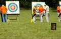 Archery range Royalty Free Stock Photo