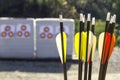 Archery in a Shooting Range Royalty Free Stock Photo