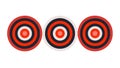 Archery Target Boards Vector, Precision and Goal Setting Icon, vector design Generative AI Royalty Free Stock Photo