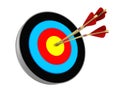 Archery target Royalty Free Stock Photo