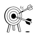 Archery target for precision and skill based shooting competitions