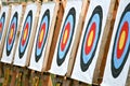 Archery targets Royalty Free Stock Photo