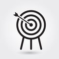 Archery vector icon, sports symbol. Modern, simple outline, outline vector illustration