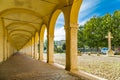 Arches of an ancient portico