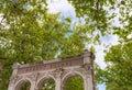 Arches of Ankeny Square in Portland, Oregon Royalty Free Stock Photo