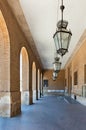 Arches with beautiful lanterns