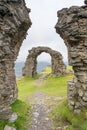 Arches at Castell Dinas Bran