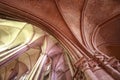 Arches of the cathedral Saint-Etienne de Bourges Royalty Free Stock Photo