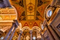 Arches Columns Ceiling Library of Congress Washington DC Royalty Free Stock Photo