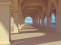 Arches and columns Royalty Free Stock Photo