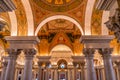 Arches Columns Ceiling Library of Congress Washington DC Royalty Free Stock Photo