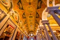 Arches Columns Ceiling Library of Congress Washington DC Royalty Free Stock Photo