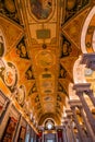 Arches Columns Ceiling Library of Congress Washington DC Royalty Free Stock Photo