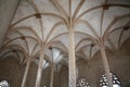 Arches and columns inside Palma de Mallorca historical fishmarket Royalty Free Stock Photo