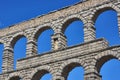 Aqueduct of Segovia. Castile and Leon, Spain. Royalty Free Stock Photo