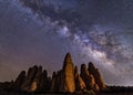 Arches Fins Milky Way Royalty Free Stock Photo