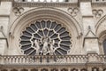 Arches and gargoyle of notre dame paris france Royalty Free Stock Photo