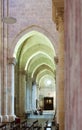 Arches in interior of gothic Cathedral. Tarragona Royalty Free Stock Photo